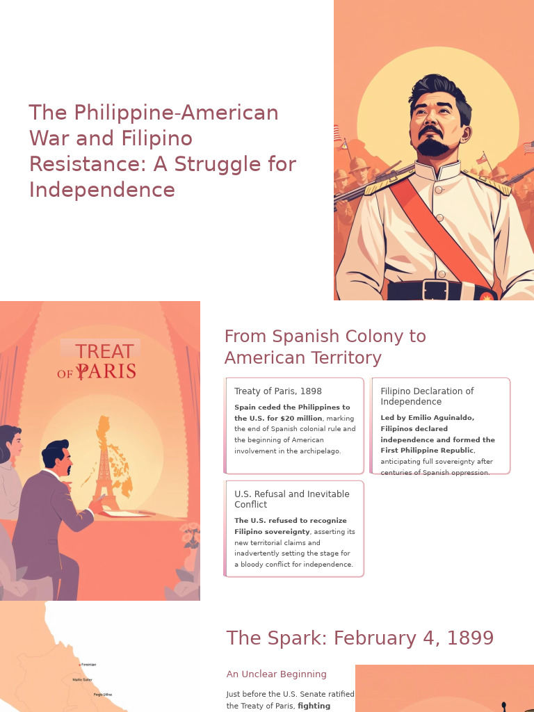 Philippine-American War Overview | PDF | Philippines | Military