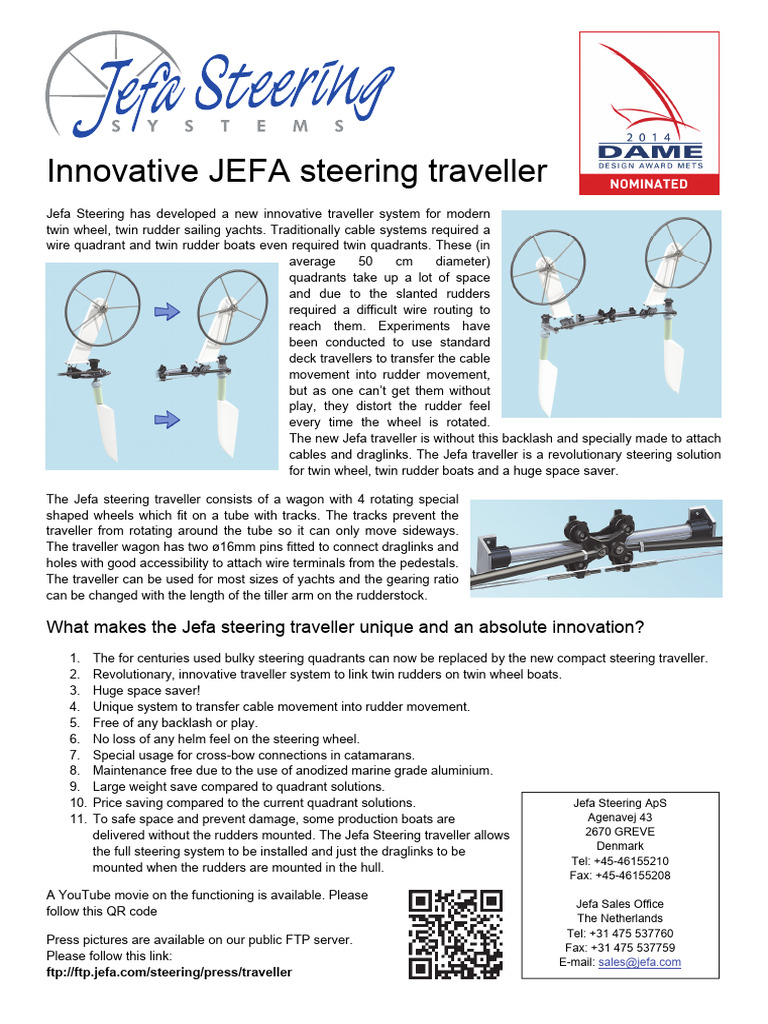Innovative Steering Traveller | PDF | Rudder | Steering