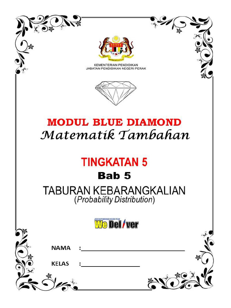 F5 Bab 5 Taburan Kebarangkalian - Modul Blue Diamond | PDF