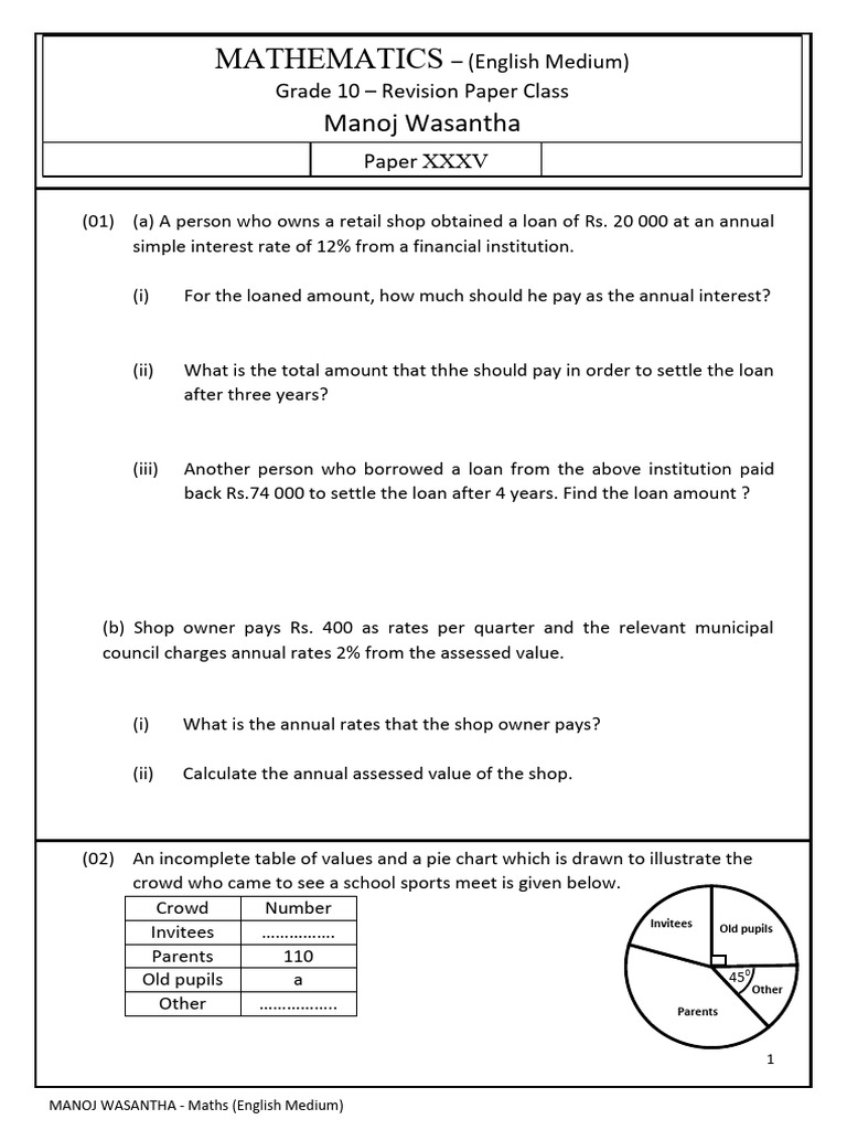 Paper 35-3 | PDF | Interest | Loans
