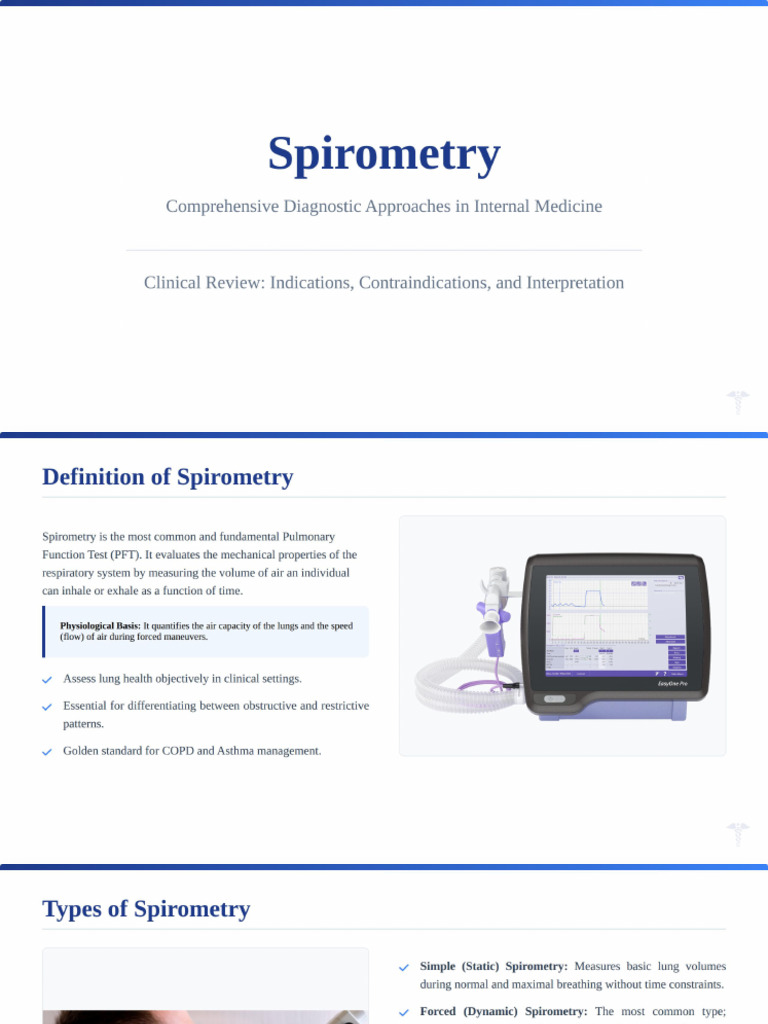 Spirometry in Clinical Practice | PDF