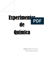 Apostila de Experimentos de Química