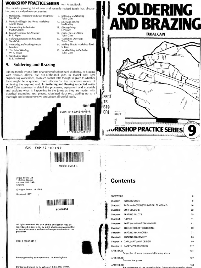 Soldering and Brazing Techniques Guide | PDF