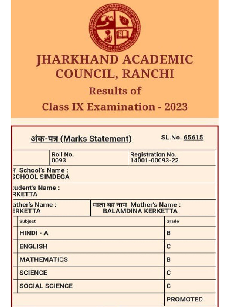 Mark Sheet | PDF