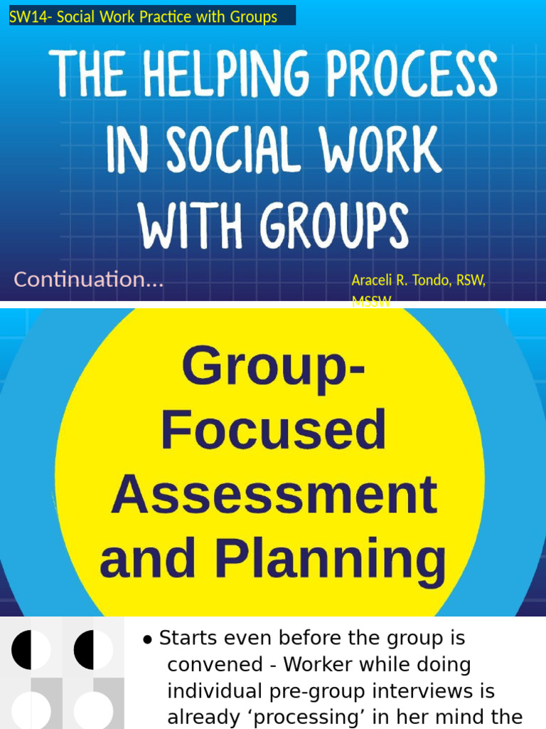 Group Dynamics in Social Work Practice | PDF | Goal | Social Work