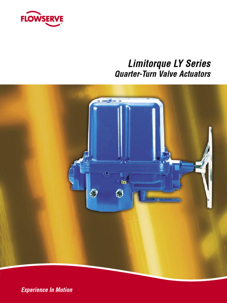 Limitorque LY Series Valve Actuators | PDF | Actuator | Valve