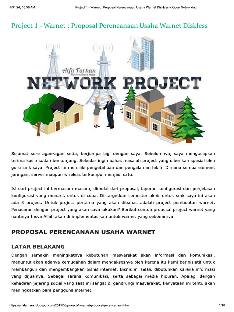 Contoh Proposal Usaha 1 | PDF