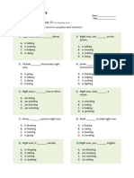 Low Beginning Sentence Completion 11