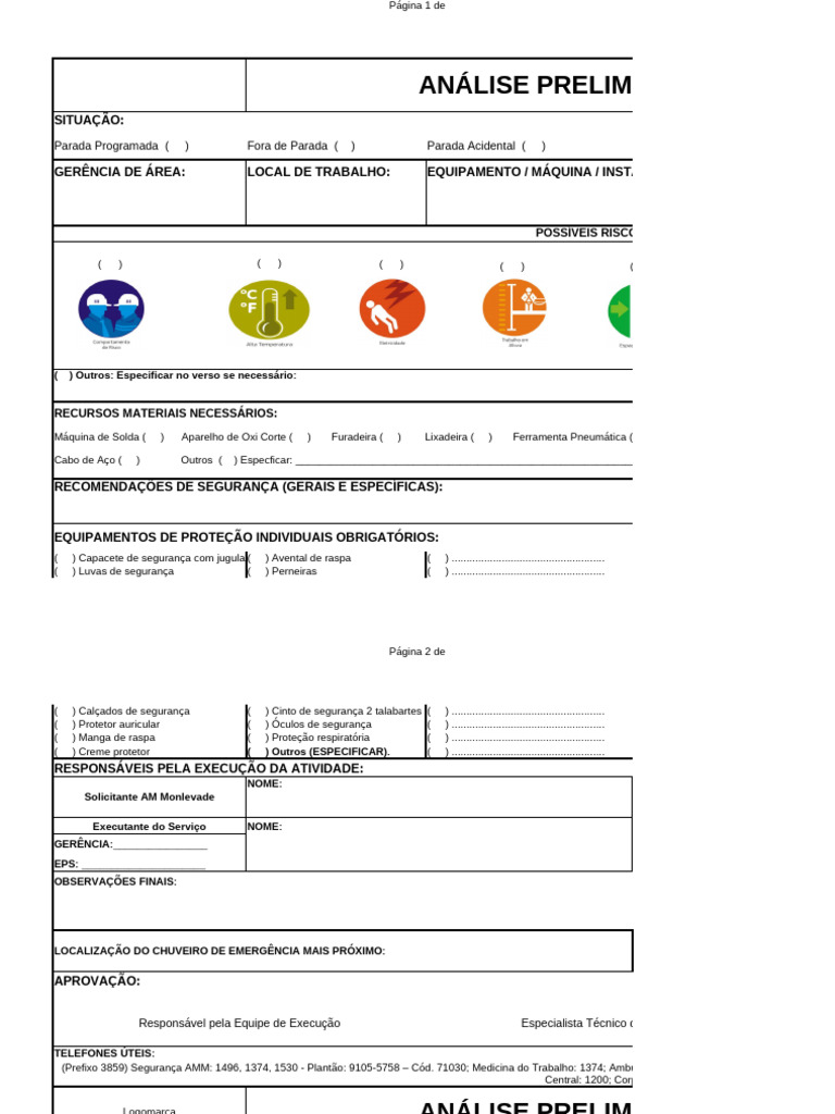 Análise de Riscos e Segurança no Trabalho | PDF | Ambulância