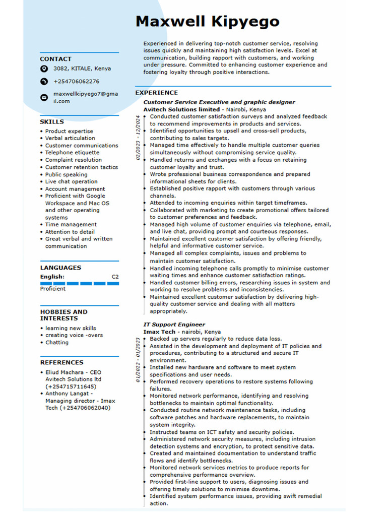 CV Updated | PDF