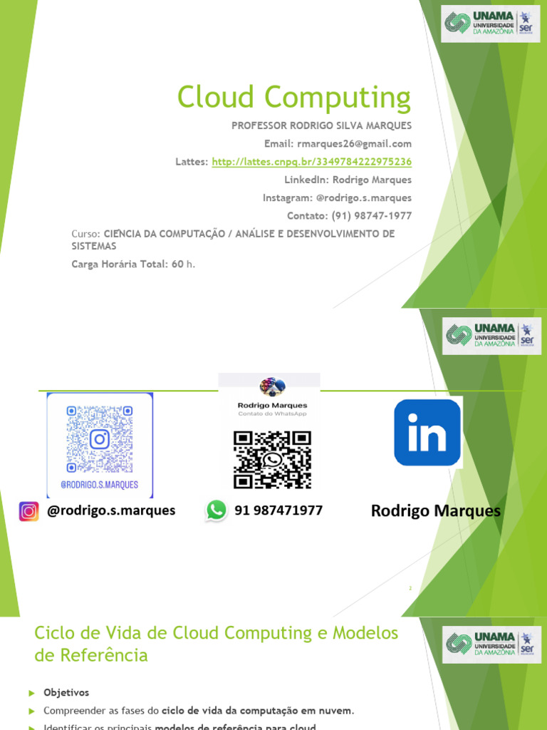 Ciclo de Vida e Modelos de Cloud Computing | PDF | Computação em nuvem ...