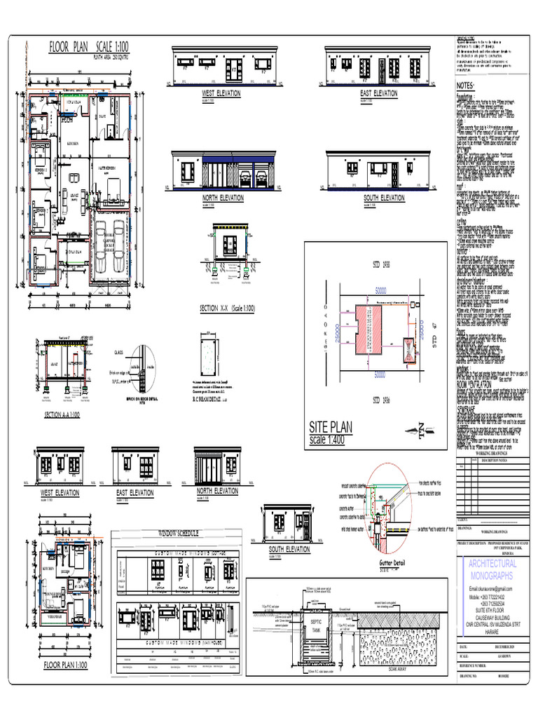Proposed Residence Floor Plan Details | PDF | Bathroom | Architectural ...