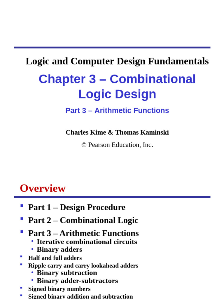 106_2_digitalSystem_Chap_3_part_3 - Copy | PDF | Subtraction | Digital ...