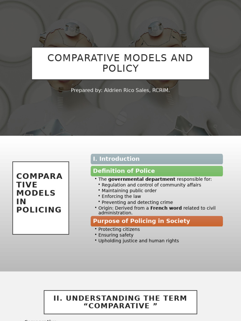 Comparative Policing Models Explained | PDF | Police | Inspector