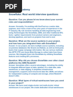 SnowPro Advanced Data Engineer Exam Guide | PDF | Databases | Computer File