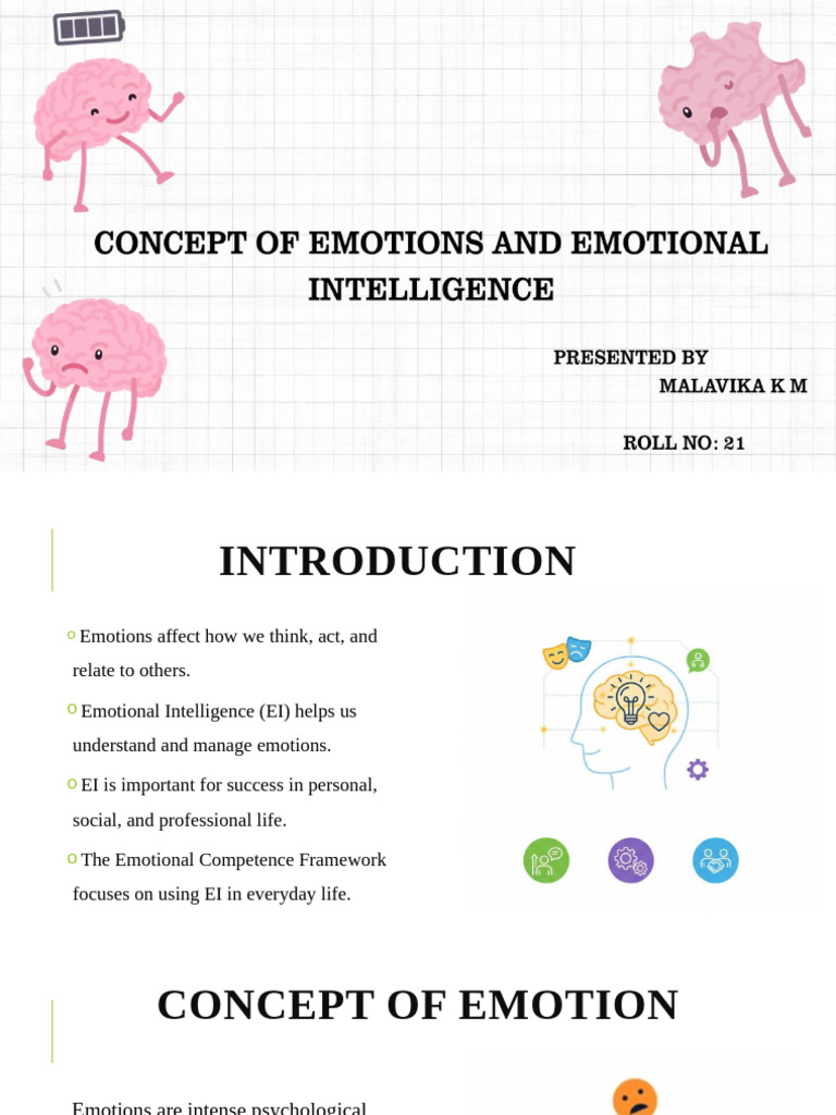 Emotiona and emotional intelligence | PDF | Emotions | Emotional ...