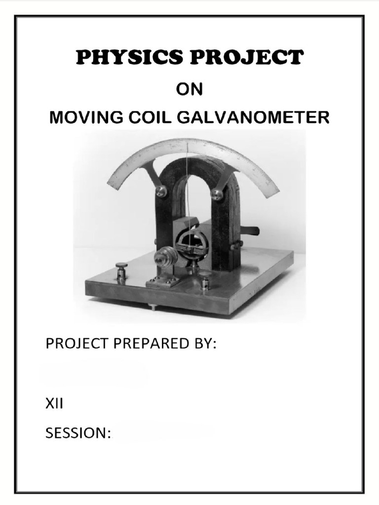 Galvanometer | PDF