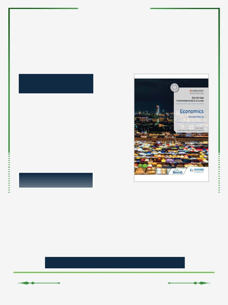 Cambridge International AS and A Level Economics (Second Edition) Peter ...