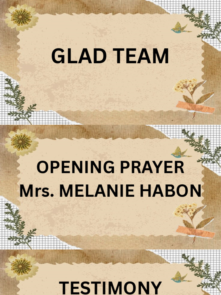 glad time | PDF