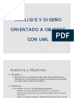 Análisis y Diseño Orientado A Objetos Con UML