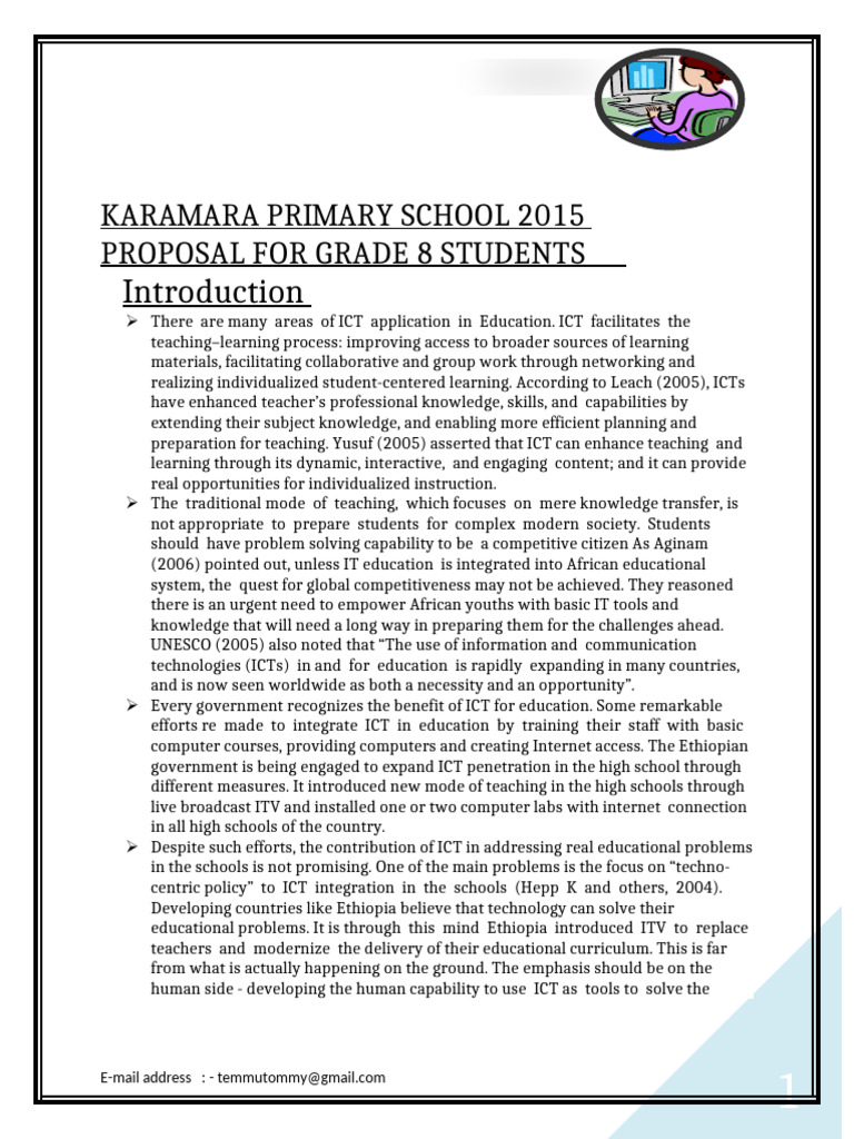 Proposal | PDF | Educational Technology | Learning