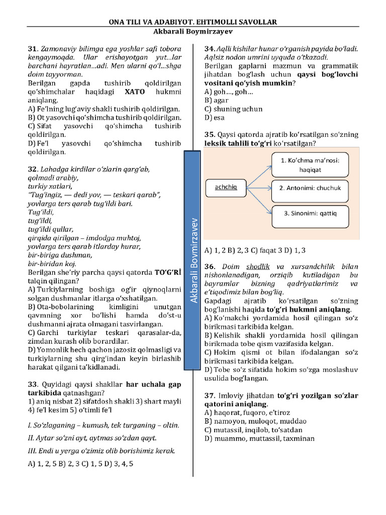 30 talik test_4 | PDF