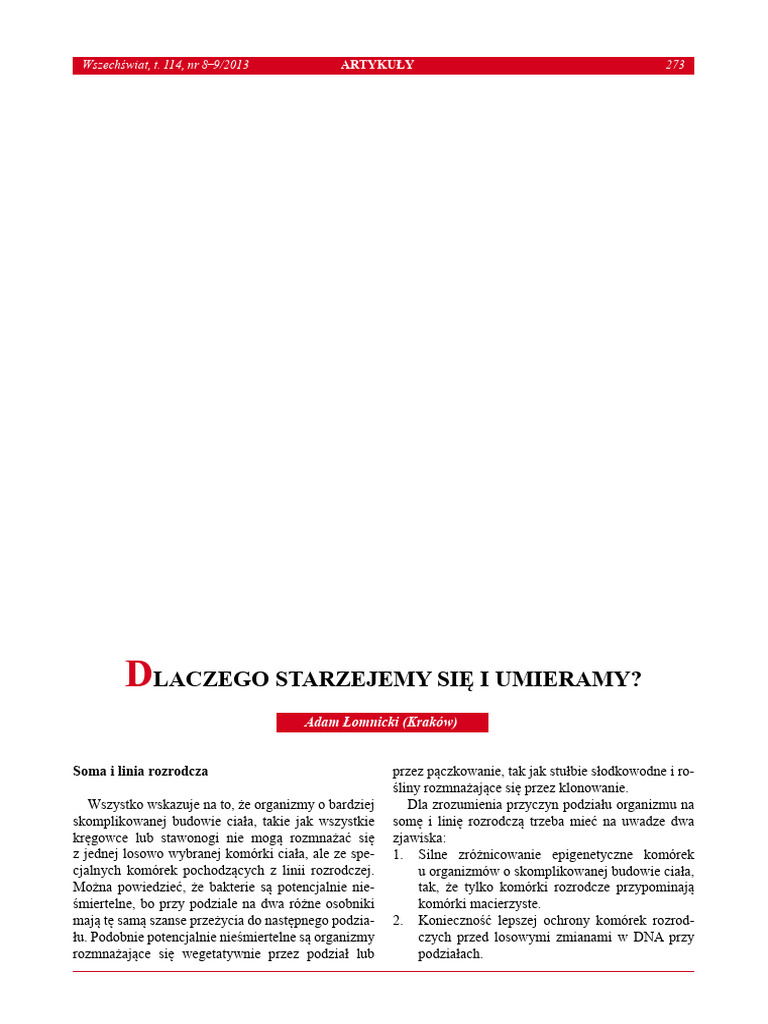 Lomnicki | PDF