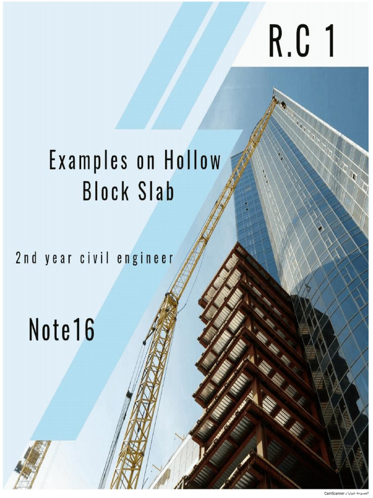 Examples on Hollow Block Slab | PDF