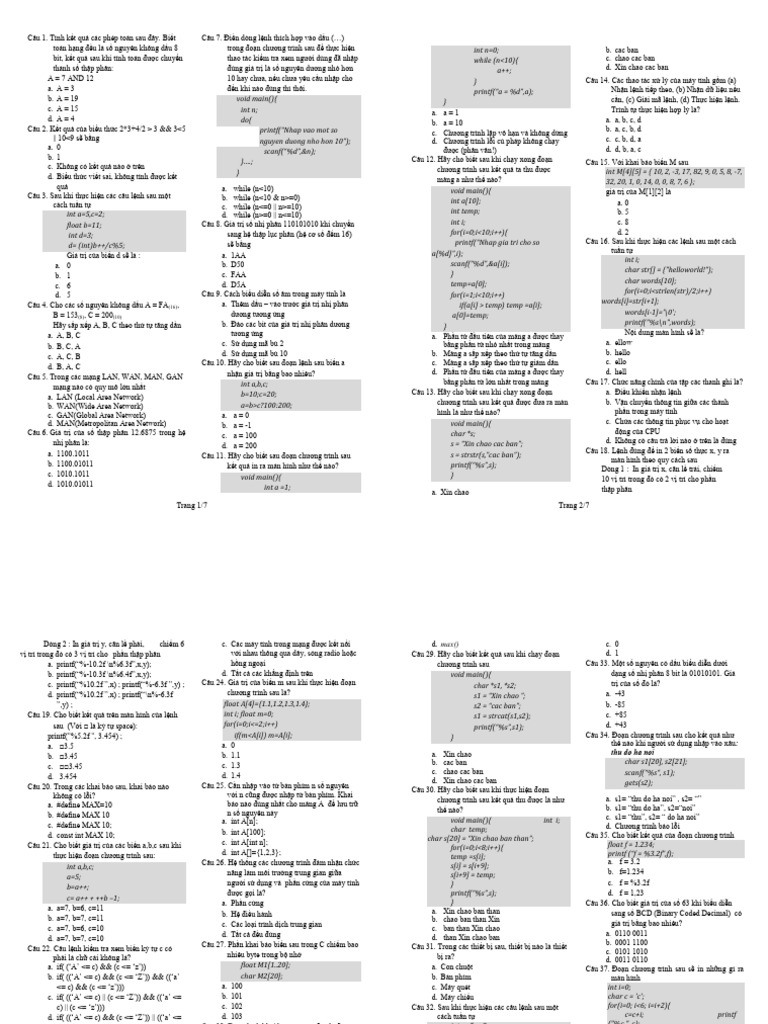 Luyen Tap de 01 | PDF
