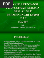 Teknik Akuntansi Penyusunan Neraca Sesuai SAP Dan Permendagri (A Hafiz Tanjung)