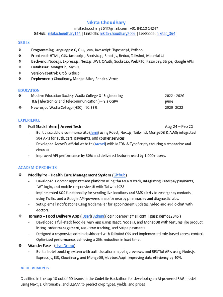 Full Stack Developer Portfolio | PDF | Computing | World Wide Web