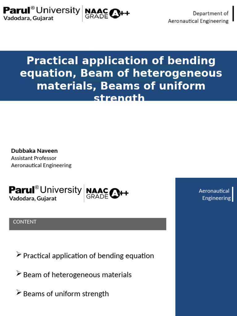 Aerodynamics: Bending and Beam Analysis | PDF | Beam (Structure) | Bending