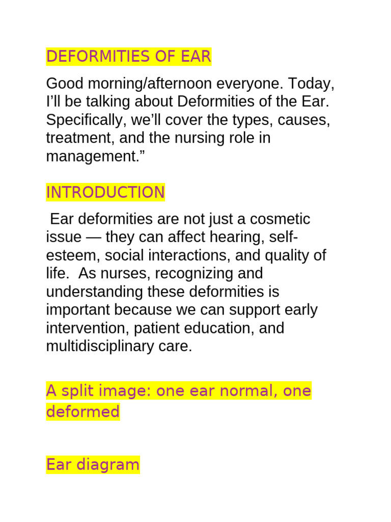 Ear | PDF | Ear | Surgery