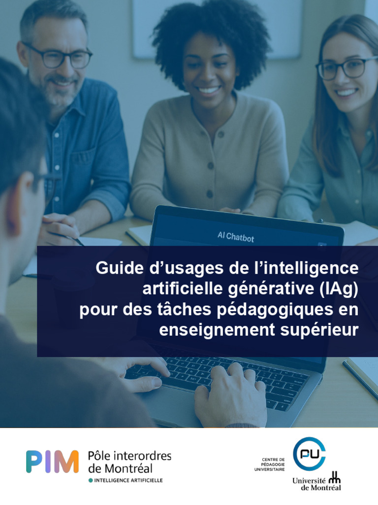 Usages de l'IA générative en pédagogie | PDF | Pédagogie | Intelligence ...