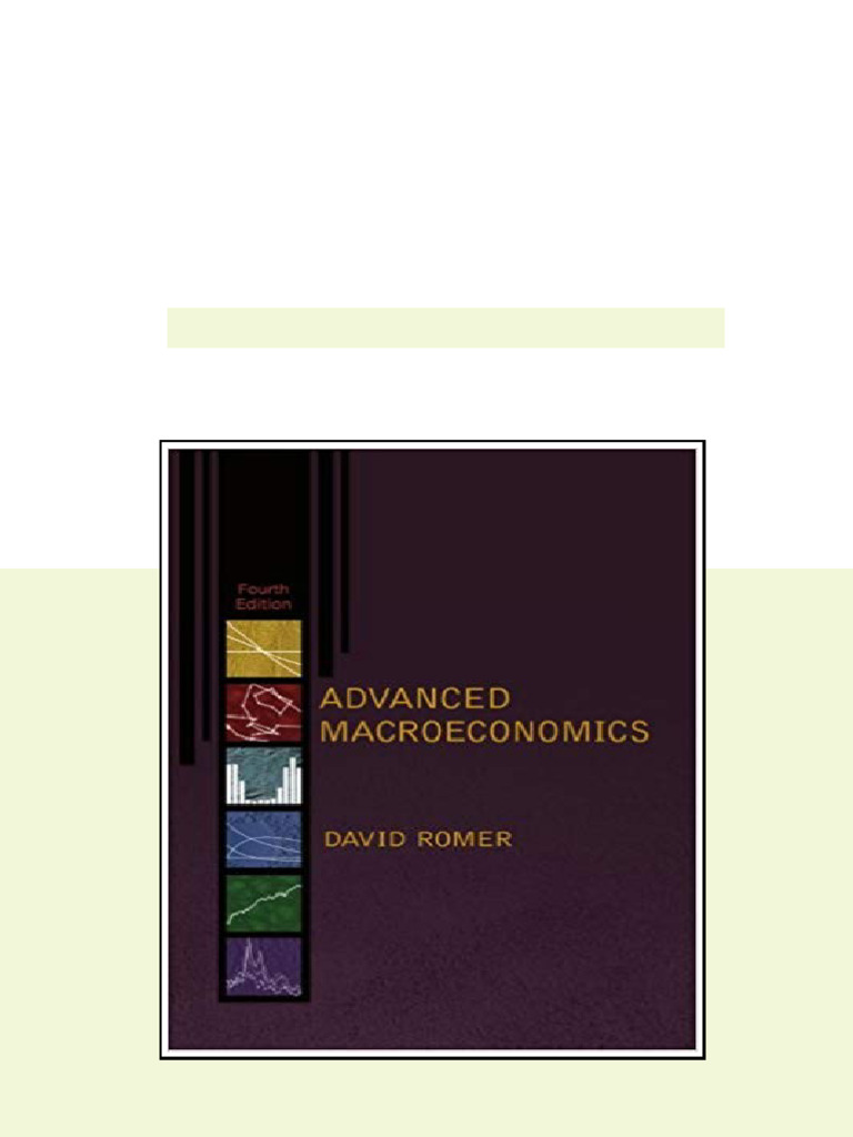 (Original PDF) Advanced Macroeconomics, 4th edition by David Romer ...