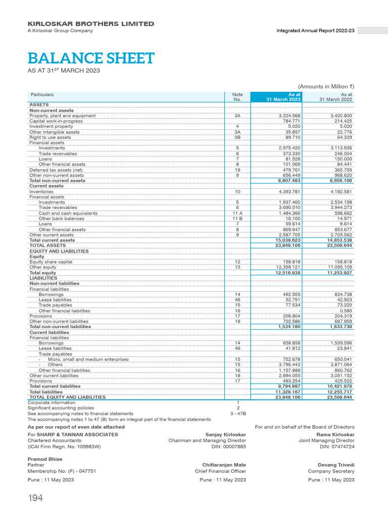 Balance Sheet | PDF | Equity (Finance) | Balance Sheet