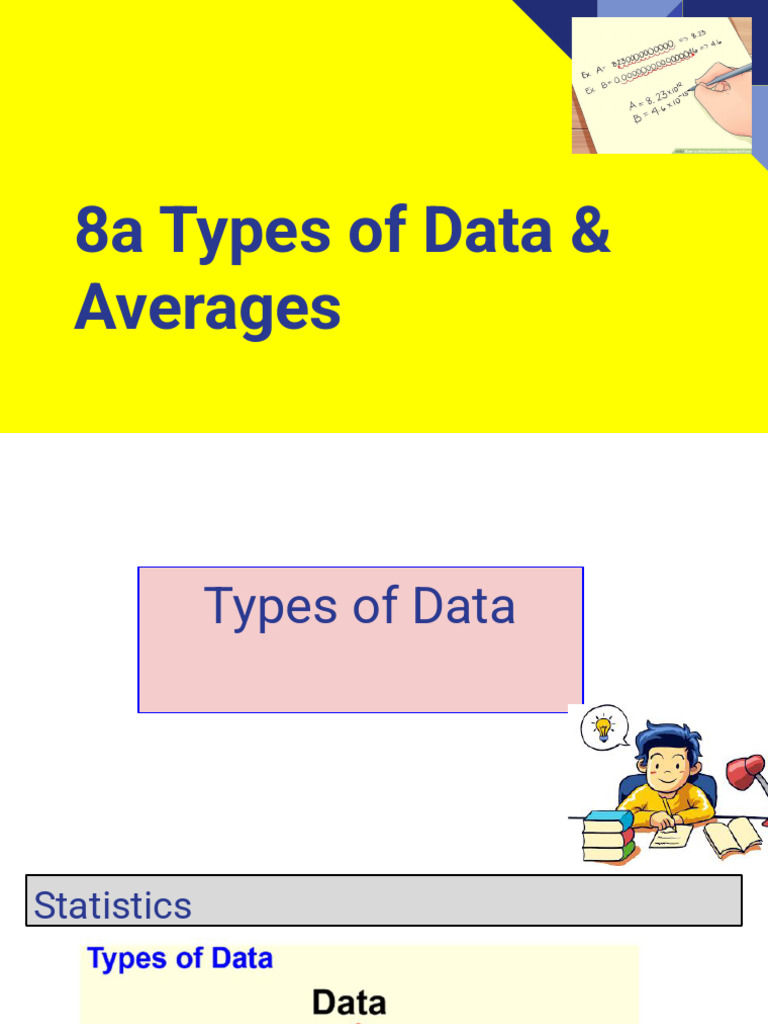 Types of Data and Averages Explained | PDF