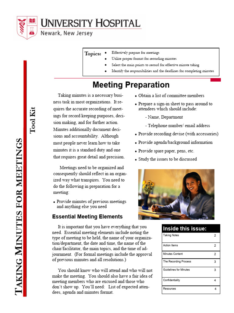 Effective Meeting Minutes Guide | PDF
