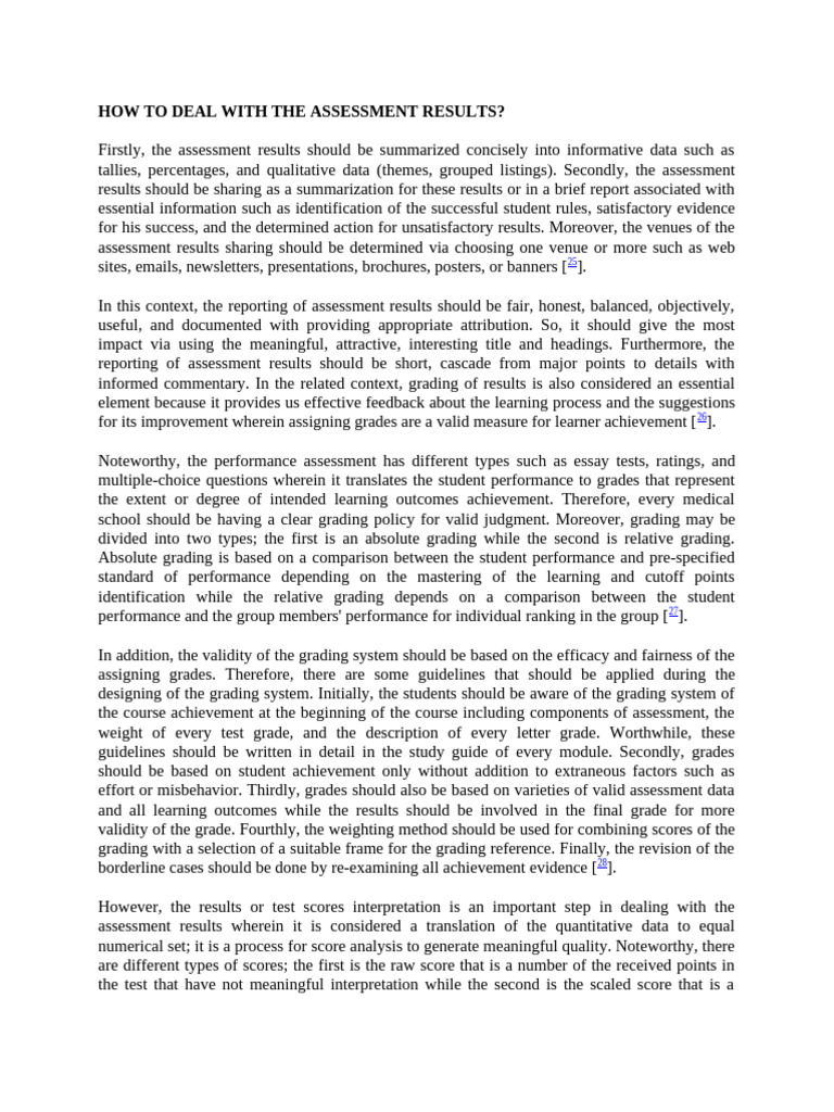 Effective Strategies for Assessment Results | PDF | Educational ...