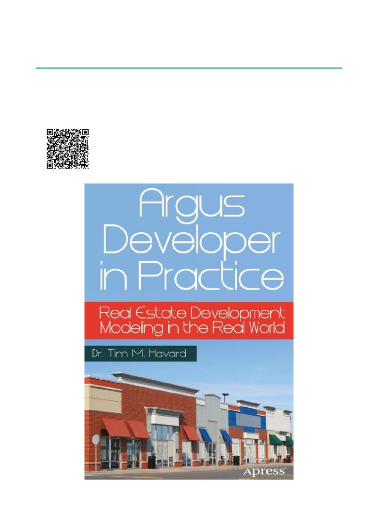 Argus Developer for Real Estate Modeling | PDF | Real Estate Appraisal ...