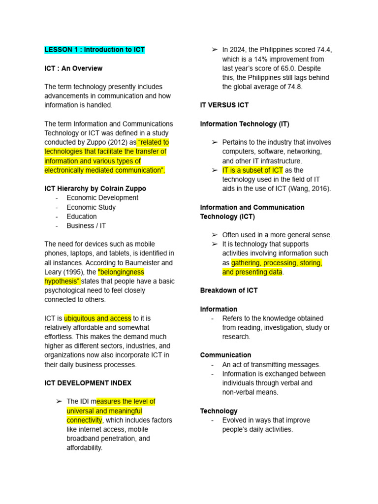 ITE Midterm Reviewer | PDF | World Wide Web | Internet & Web