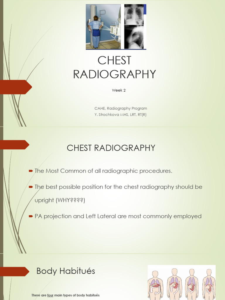 Chest Radiography Techniques Overview | PDF | Lung | Thorax