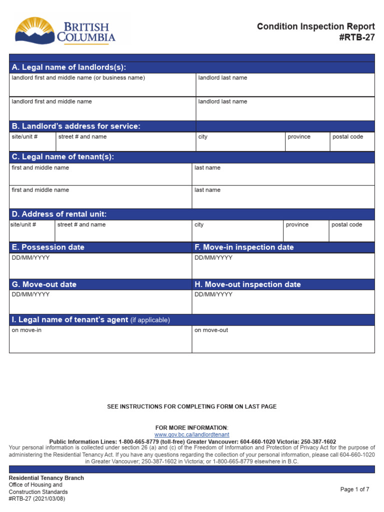 Condition Inspection Report | PDF | Leasehold Estate | Landlord
