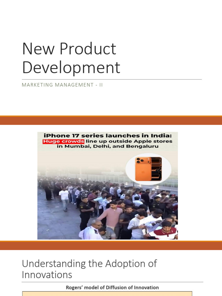 MM-II_Lecture 6-8_New Product Development | PDF | Prototype | Business ...