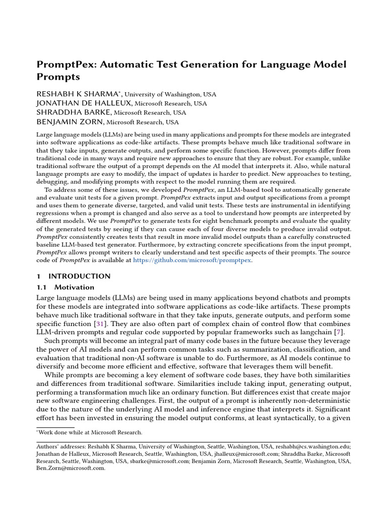 Automatic Test Generation for Prompts | PDF | Artificial Intelligence ...