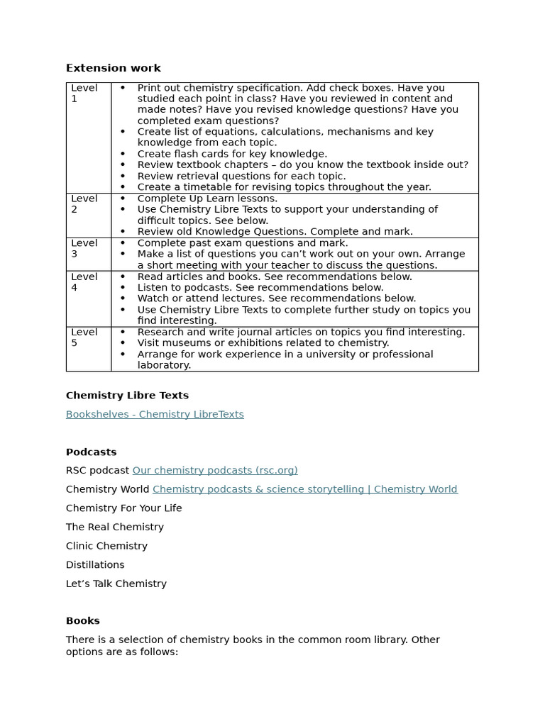 Comprehensive Chemistry Revision Guide | PDF | Chemistry