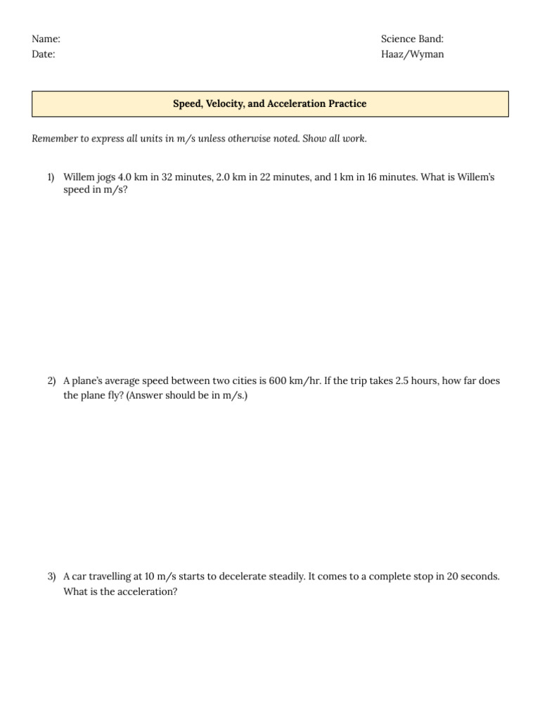 Homework S V A Practice | PDF