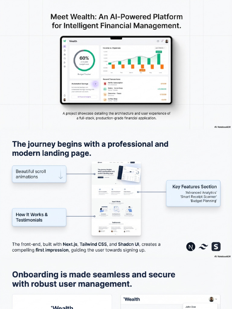 Wealth An AI Financial Platform | PDF
