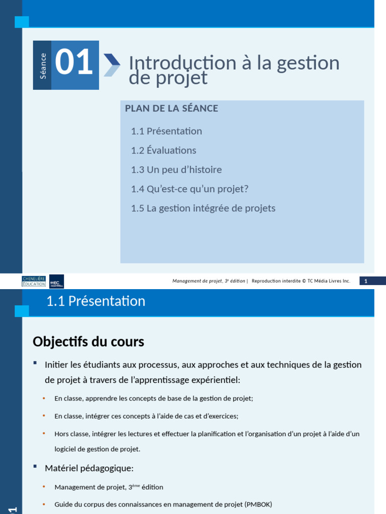 Introduction à la gestion de projet | PDF | Gestion de projet