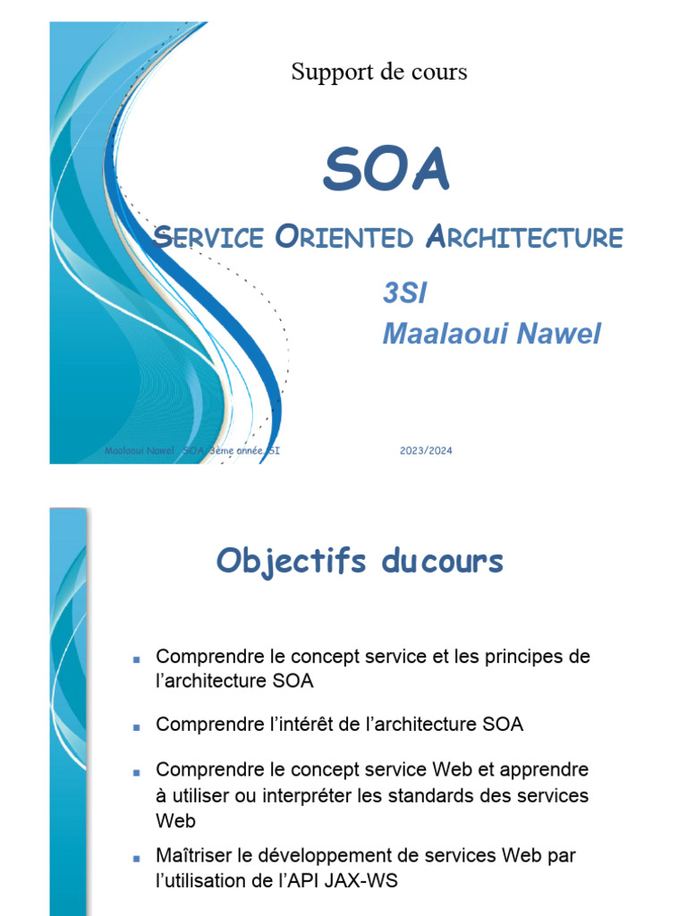 Introduction à l'Architecture SOA | PDF | Architecture orientée ...
